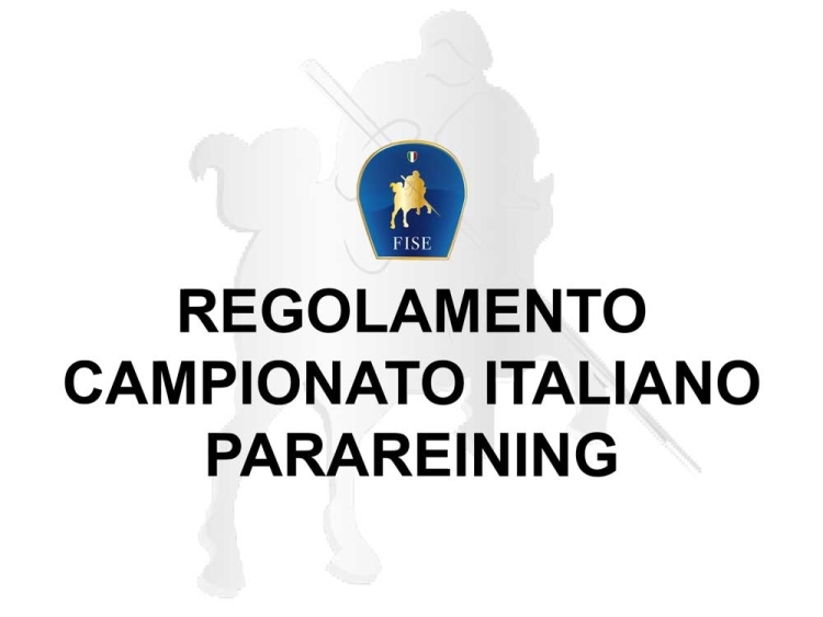 Regolamento Parareining FISE 2026